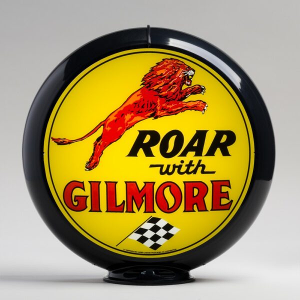 Roar with Gilmore 13.5" Gas Pump Globe with black plastic body