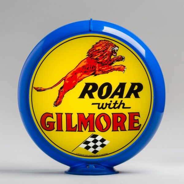 Roar with Gilmore 13.5" Gas Pump Globe with light blue plastic body