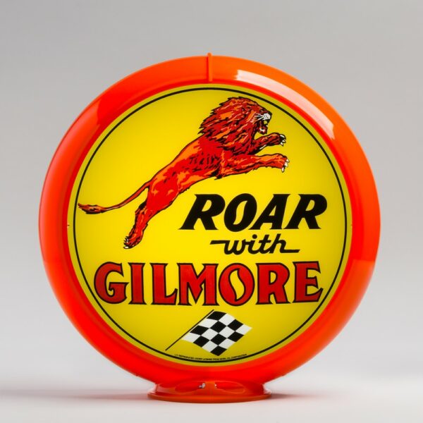 Roar with Gilmore 13.5" Gas Pump Globe with orange plastic body