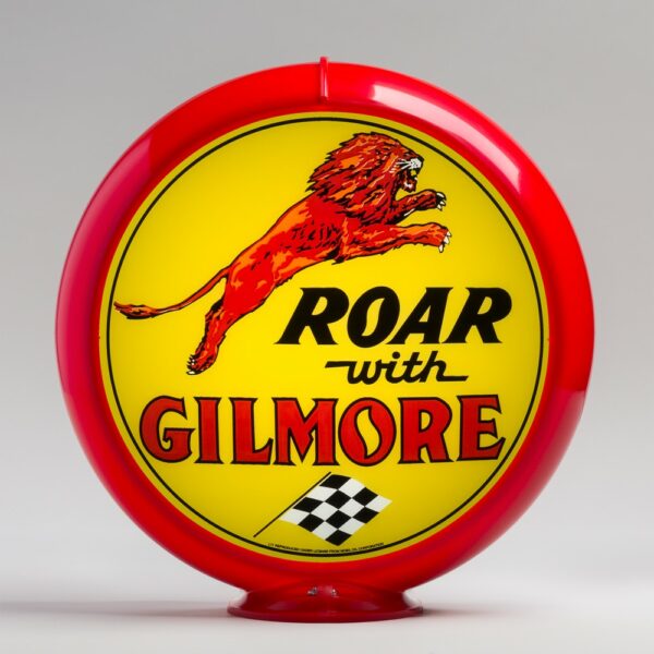 Roar with Gilmore 13.5" Gas Pump Globe with red plastic body