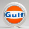 Gulf 1960 Logo 13.5" Gas Pump Globe with white plastic body