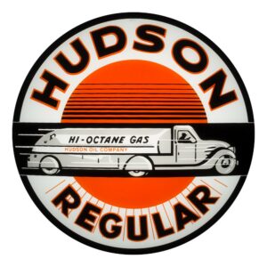 Hudson 13.5" Gas Pump Globe single lens