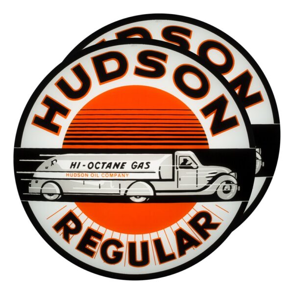 Hudson 13.5" Gas Pump Globe lens pair