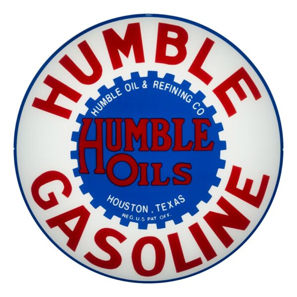 Humble 13.5" Gas Pump Globe single lens