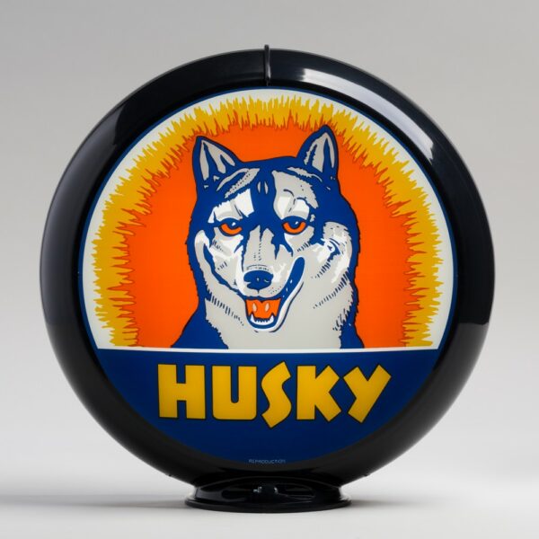 Husky 13.5" Gas Pump Globe with black plastic body