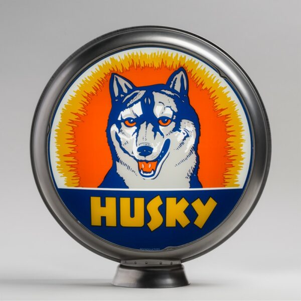 Husky 13.5" Gas Pump Globe with unpainted steel body
