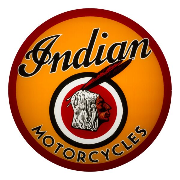 Indian Motorcycle 13.5" Gas Pump Globe single lens