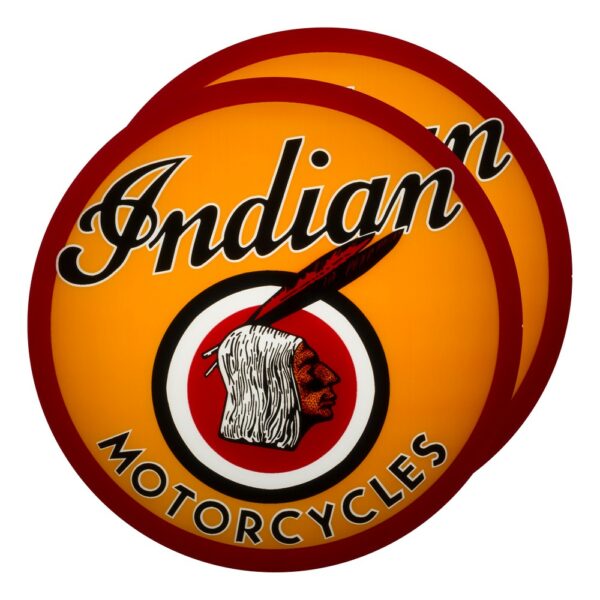 Indian Motorcycle 13.5" Gas Pump Globe lens pair