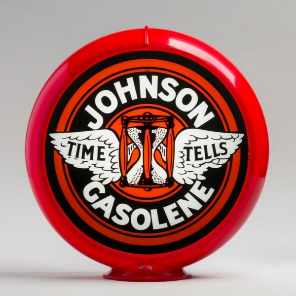 Johnson 13.5" Gas Pump Globe with red plastic body