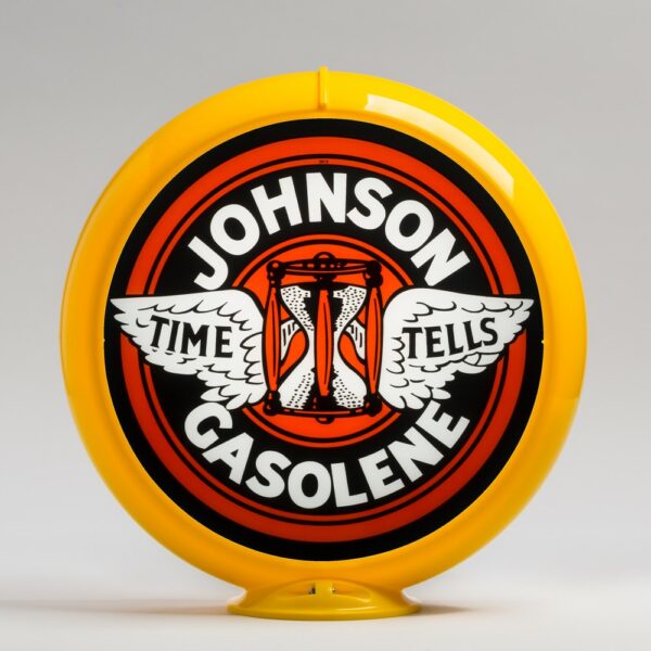 Johnson 13.5" Gas Pump Globe with yellow plastic body
