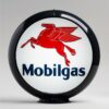 Mobilgas 13.5" Gas Pump Globe with black plastic body