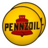 Pennzoil 13.5" Gas Pump Globe lens pair