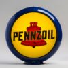 Pennzoil 13.5" Gas Pump Globe with dark blue plastic body