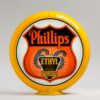 Phillips 66 Ethyl Sunburst 13.5" Gas Pump Globe with yellow plastic body