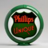 Phillips Unique 13.5" Gas Pump Globe with green plastic body