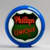 Phillips Unique 13.5" Gas Pump Globe with light blue plastic body