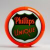 Phillips Unique 13.5" Gas Pump Globe with orange plastic body