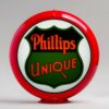 Phillips Unique 13.5" Gas Pump Globe with red plastic body