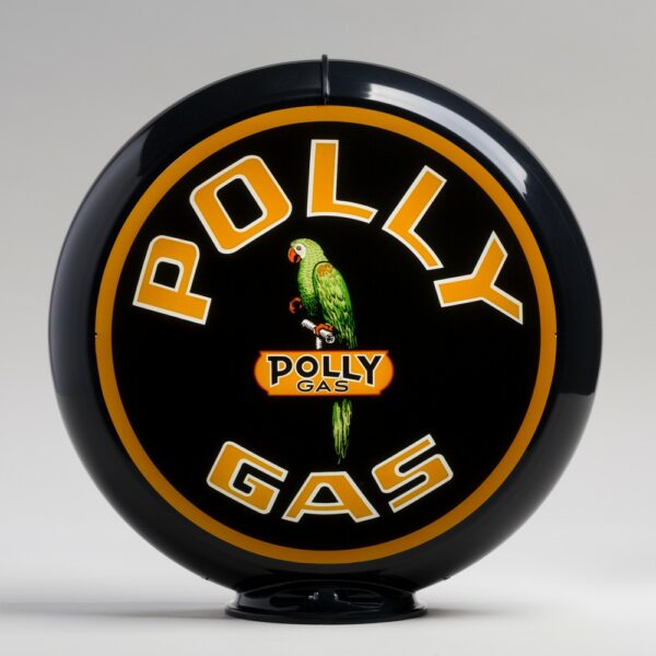 Polly Gas 13.5" Gas Pump Globe with black plastic body