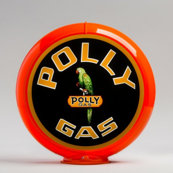 Polly Gas 13.5" Gas Pump Globe with orange plastic body