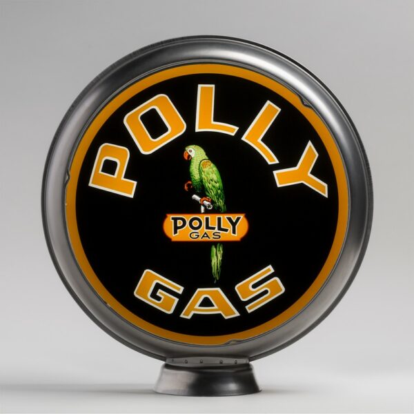 Polly Gas 13.5" Gas Pump Globe with unpainted steel body