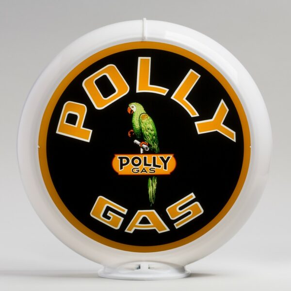 Polly Gas 13.5" Gas Pump Globe with white plastic body