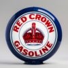 Red Crown (Indiana) 13.5" Gas Pump Globe with dark blue plastic body