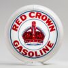 Red Crown (Indiana) 13.5" Gas Pump Globe with white plastic body