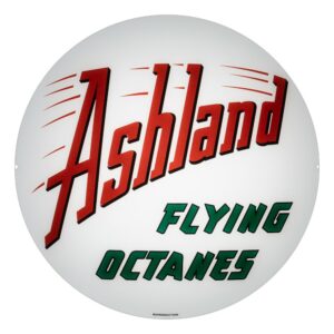 Ashland Flying Octane 13.5" Gas Pump Globe single lens