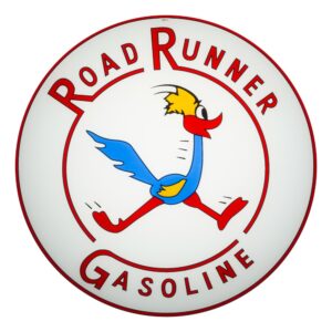 Road Runner 13.5" Gas Pump Globe single lens