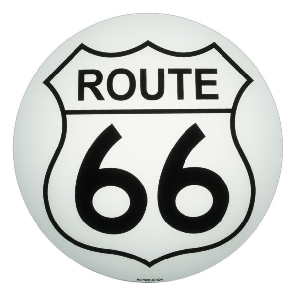 Route 66 13.5" Gas Pump Globe single lens