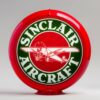 Sinclair Aircraft 13.5" Gas Pump Globe with red plastic body