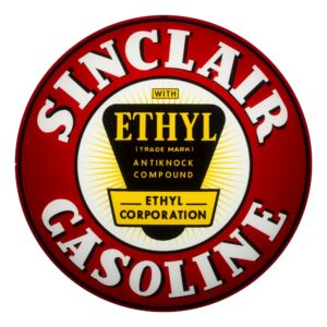 Sinclair Ethyl 13.5" Gas Pump Globe single lens
