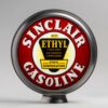 Sinclair Ethyl 13.5" Gas Pump Globe with unpainted steel body
