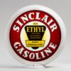 Sinclair Ethyl 13.5" Gas Pump Globe with white plastic body