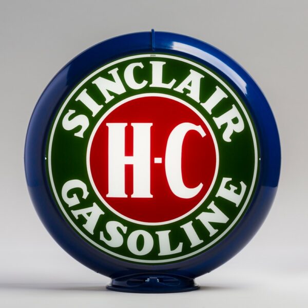 Sinclair H-C 13.5" Gas Pump Globe with dark blue plastic body