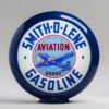 Smitholene 13.5" Gas Pump Globe with dark blue plastic body