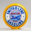 Smitholene 13.5" Gas Pump Globe with yellow plastic body
