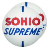 Sohio 13.5" Gas Pump Globe lens pair