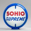 Sohio 13.5" Gas Pump Globe with light blue plastic body