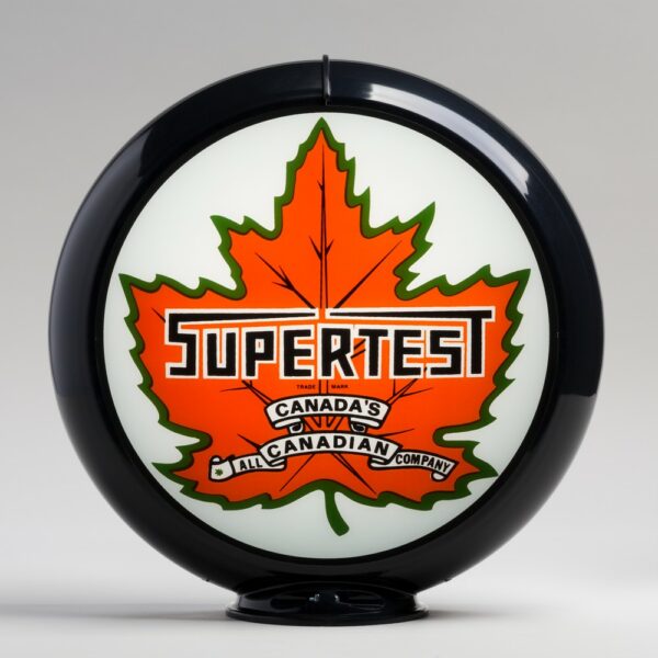 Supertest 13.5" Gas Pump Globe with black plastic body