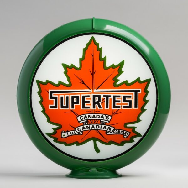 Supertest 13.5" Gas Pump Globe with green plastic body