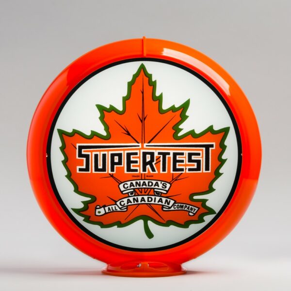 Supertest 13.5" Gas Pump Globe with orange plastic body