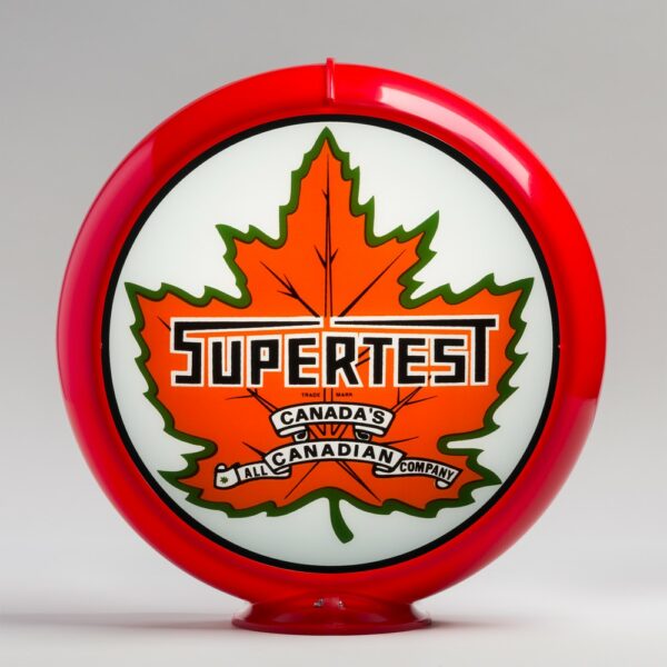 Supertest 13.5" Gas Pump Globe with red plastic body