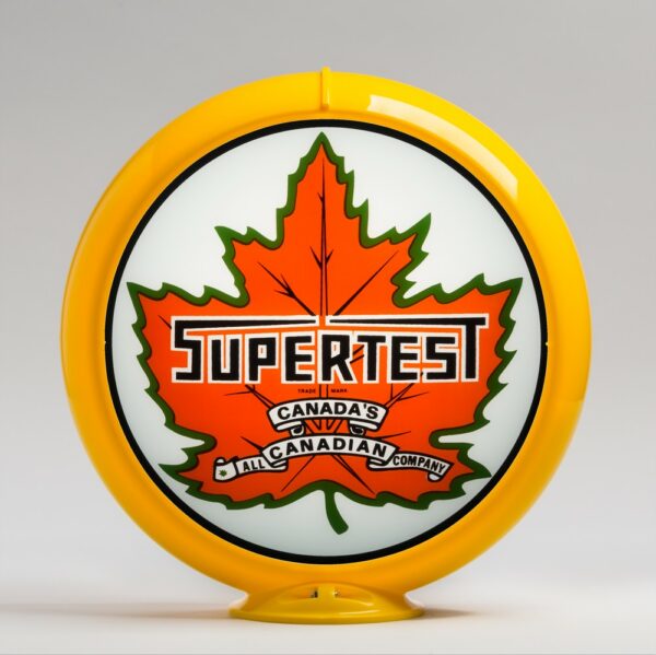 Supertest 13.5" Gas Pump Globe with yellow plastic body