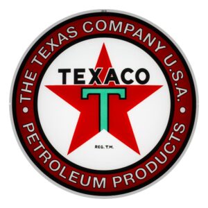 Texaco Products 13.5" Gas Pump Globe single lens