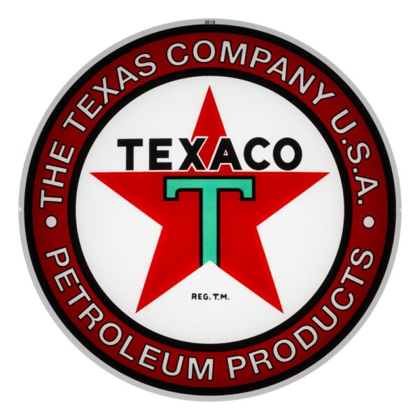 Texaco Products 13.5" Gas Pump Globe single lens