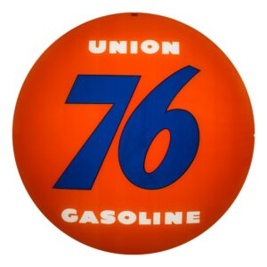 Union 76 13.5" Gas Pump Globe single lens