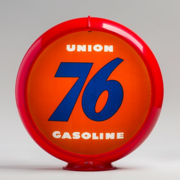 Union 76 13.5" Gas Pump Globe with red plastic body