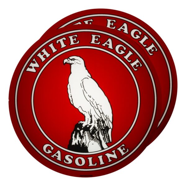 White Eagle 13.5" Gas Pump Globe lens pair